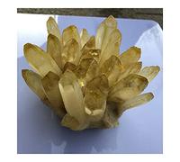 Naturel Jaune Fantôme Fantôme Quartz Spécimen Décoration de La Maison Bureau Salon Decora (Taille : 700-800g) ZOUCUNXIYIN (Size : 500-600g)