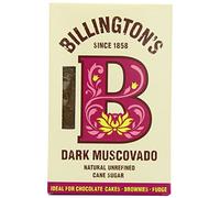 Naturel non raffiné foncé Muscovado sucre de canne de Billington (de 500g) - Paquet de 2