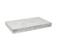 Naturel plan vasque 143,5x8x50 cm, blanc effet marbre (DO14050MCB)