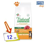 Naturel Trainer Chien Sensitive Aucun Gluten Adult Medium Maxi Agneau 3/12 KG