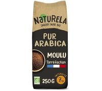 NATURELA - Café 100% Arabica Bio Moulu 250G - Lot De 2