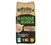 NATURELA - Café Grains Bio - Classique Pur Arabica Signature - 1 kg