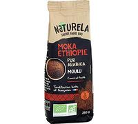 NATURELA - Café Moka 100% Arabica Bio Moulu 250G - Lot De 3