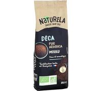 NATURELA - Café Moulu Déca 100% Arabica Bio 250G - le Lot De 3