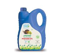 Natureland Organics Kachhi Ghani Huile de moutarde pure pressée à froid 5 l