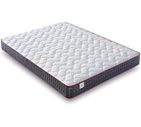 NATURELITS Matelas 180 x 200 cm viscoélastique double face hiver/été. Fermeté moyenne MemorySens. Adaptable, hygiénique et respirant. Couleur : noir. Modèle Moon Hauteur 22 cm