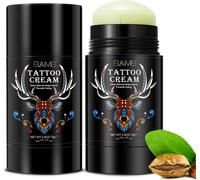 Naturelle Crème Cicatrisante Tattoo Pour Tatouages Anciens Nouveaux, Baume Tatouage Soin Pour Avant, Pendant & Après Tatouage,Hydratant Éclaircissant Rehaussant La Couleur Tattoo Lotion 75g