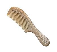 Naturelle Peigne En Corne, Peigne De Massage Antistatique, Peigne à Manche Rond Peigne Démêlant Multi-spécifications Pour La Plupart Des Types De Cheveux (length 16cm)