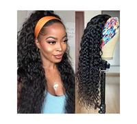 Naturelle Perruque Bandeau Perruques Grip Bandeau Brésilien Bouclés Bandeau Perruques Cheveux Ondulés Sans Colle Fit Toutes Tailles De Tête Cheveux Naturel