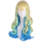 Naturelle Perruque Mode Perruque Perruques Cheveux Synthétiques Perruques Coiffe Couleur Longue Perruque Ondulée Chaleur Fibre Cheveux Perruques Perruques Pour Femmes Cheveux Naturel