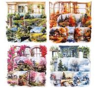 Naturels Autocollants Set,Feuille Autocollant Scrapbooking,Floraux et Plante Stickers,Divers Autocollants Botaniques de Forme Spéciale pour Bricolage, Bullet Journal, Cahier, Calendriers