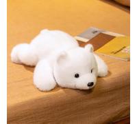 NatureMan Animaux en peluche lestés, ours polaire lesté, jouets en peluche mignons, cadeaux pour enfants et adultes (27,9 cm)