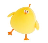 NatureMan Coussin amusant en peluche de poulet - 38 cm - Super doux - Simulation mère poule jaune - Jouet en peluche pour garçons et filles - Cadeau de festival