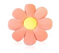 NatureMan Coussin de sol marguerite - Joli coussin de chaise en peluche - Décoration intérieure fille-femme - Lecture, chambre, télévision (rose, 38'