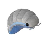NatureMan Likelike Coussin en peluche pour insecte - Jouet pour enfants, filles, garçons, cadeau - Gris (40 cm)