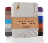 NatureMark Drap-housse en polaire, Coton mélangé, naturel, 90 x 190 cm - 100 x 200 cm