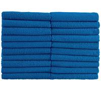 NatureMark GM-TWL-400-RB-35 Serviettes d'invité, Coton, Bleu Roi, 20er Pack Gästetücher 30x50cm