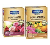 Naturen 8398 Engrais Rosiers et Arbustes A Fleurs 4 kg & Engrais Agrumes 1,5 kg