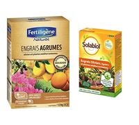 Naturen Engrais Agrumes 1,5 kg & SOLABIOL SOLIVY750 Engrais Oliviers Et Figuiers 750 G, Utilisable en Agriculture Biologique
