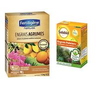 Naturen Engrais Agrumes 1,5 kg & SOLABIOL SOPALMY15 Engrais palmiers et plantes méditerranéennes 1,5 Kg, Utilisable en Agriculture Biologique