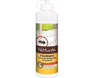 NATUREN NDIAT100N - Terre de Diatomée Anti-Fourmis 100 g - Action Longues durée - Elimine Fourmis, cafards, punaises de lit et poux - Préventif, curatif et sans Odeur - Insecticide d'origine minérale