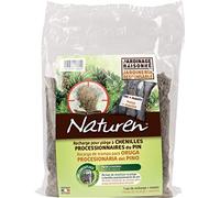 NATUREN NSACPRO2 - Rechage à Piège à Chenilles Processionnaires du Pin x1 - pour réutiliser Le piège processionnaires du pin - Sac + Mastic - Goulotte facilite la Descente des chenilles dans Le piège