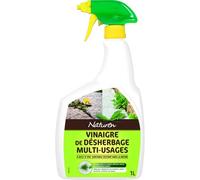 NATUREN NVINP - Pulvérisateur Vinaigre de Désherbage Multi-Usages 1 L - A base d'acide acétique - Efficace contre les mauvaises herbes - Idéal pour les trottoirs, allées, etc - Fabriqué en France