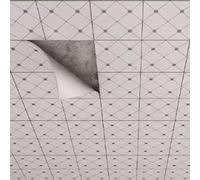 Naturepanda Dalle de Plafond,Dalles de Plafond décoratives en PVC,Papier Peint adhésif pour Plafond et Murs,pour Cacher Les défauts et protéger Contre la moisissure,30x30cm,Épaisseur 2.5mm