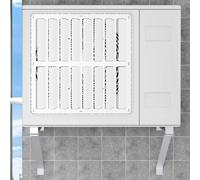 Naturepanda Déflecteur pour Unité Extérieure de Climatisation,Panneau de Protection en Acier Inoxydable,sans Perçage,DéFlecteur RéGlable pour Climatiseur,DéFlecteur De Ventilation, pour l'extérieur