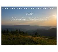 Naturerlebnis Nordschwarzwald (Tischkalender 2026 DIN A5 quer), CALVENDO Monatskalender: Landschaftsaufnahmen aus dem Bereich Nordschwarzwald
