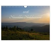Naturerlebnis Nordschwarzwald (Wandkalender 2026 DIN A4 quer), CALVENDO Monatskalender: Landschaftsaufnahmen aus dem Bereich Nordschwarzwald