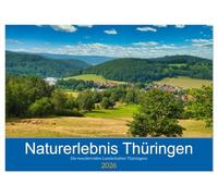 Naturerlebnis Thüringen (Wandkalender 2026 DIN A2 quer), CALVENDO Monatskalender: Die Mitte Deutschlands ist reich an Naturschönheiten, die entdeckt werden wollen