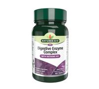 Natures Aid Complexe d'enzymes digestives avec chlorhydrate de bétaïne, convient aux végétaliens, 60 comprimés