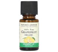 Nature's Answer, Huile Essentielle 100% Pure et Biologique, Pamplemousse, 0,5 fl oz (15 ml)
