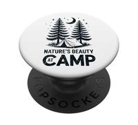 Natures Beauty at Camp Profitez simplement d'une nuit de camping PopSockets PopGrip Adhésif