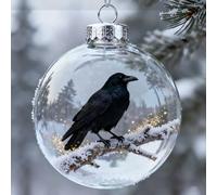 Nature's Birds Crystal Glass Ornament Gift Set, Cardinal Bird Glass Christmas Tree Ornaments, Wild Bird Wonders Crystal Ornament Collection, for Xmas Tree Memorial Gifts (#H)