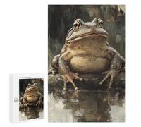 Nature's Camouflage Frog in Shadows Puzzle 1000 Pièces Educa Jouet en Bois Cadeau Unique Décoration Intérieure Jeu Éducatif Challenge Toy Adultes Et Enfants À Partir De 14 Ans 1000 PCS