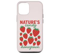 Nature's Candy Fraises maison Fruits mignons Coque pour iPhone 12/12 Pro