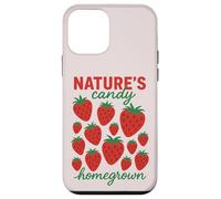 Nature's Candy Fraises maison Fruits mignons Coque pour iPhone 12 mini