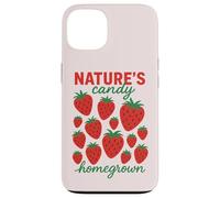 Nature's Candy Fraises maison Fruits mignons Coque pour iPhone 13