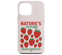 Nature's Candy Fraises maison Fruits mignons Coque pour iPhone 13 Pro Max
