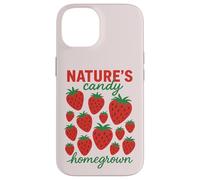 Nature's Candy Fraises maison Fruits mignons Coque pour iPhone 14