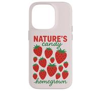 Nature's Candy Fraises maison Fruits mignons Coque pour iPhone 14 Pro