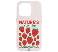 Nature's Candy Fraises maison Fruits mignons Coque pour iPhone 15 Pro
