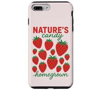Nature's Candy Fraises maison Fruits mignons Coque pour iPhone 7 Plus/8 Plus
