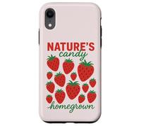 Nature's Candy Fraises maison Fruits mignons Coque pour iPhone XR