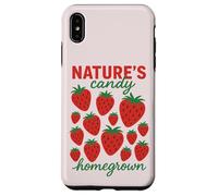 Nature's Candy Fraises maison Fruits mignons Coque pour iPhone XS Max