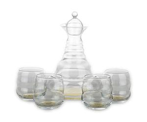 Natures Design Alladin Karaffe gold 1.3 Liter + 4 Becher Mythos gold