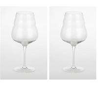 Natures-Design Verre à vin rouge avec fleur de vie. (Lot de 2)