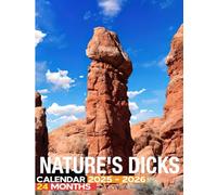 Nature's Dicks Calendar 2025 - 2026: Bring Joy and Stay Organized with Our 24-Month 2025-2026 US Holidays - Perfect for Gifting or White Elephant Parties, Christmas Gift
